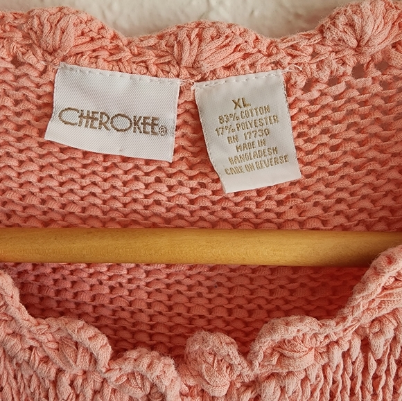 Vintage Cherokee Knit Sweater Cardigan - Picture 3 of 3